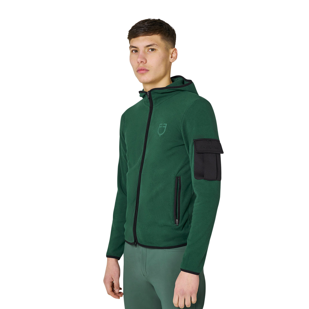 Men’s fleece zip-up hoodie