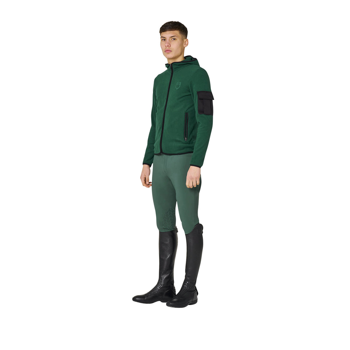 Men’s fleece zip-up hoodie