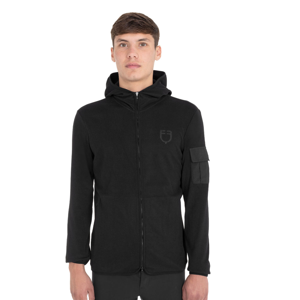 Men’s fleece zip-up hoodie