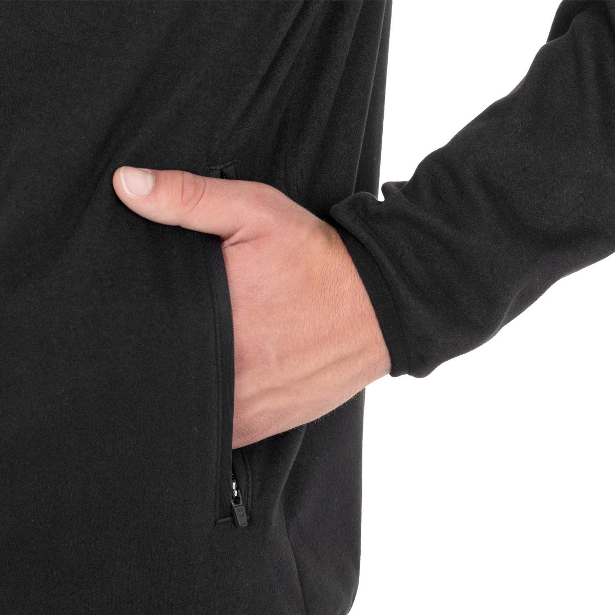Men’s fleece zip-up hoodie
