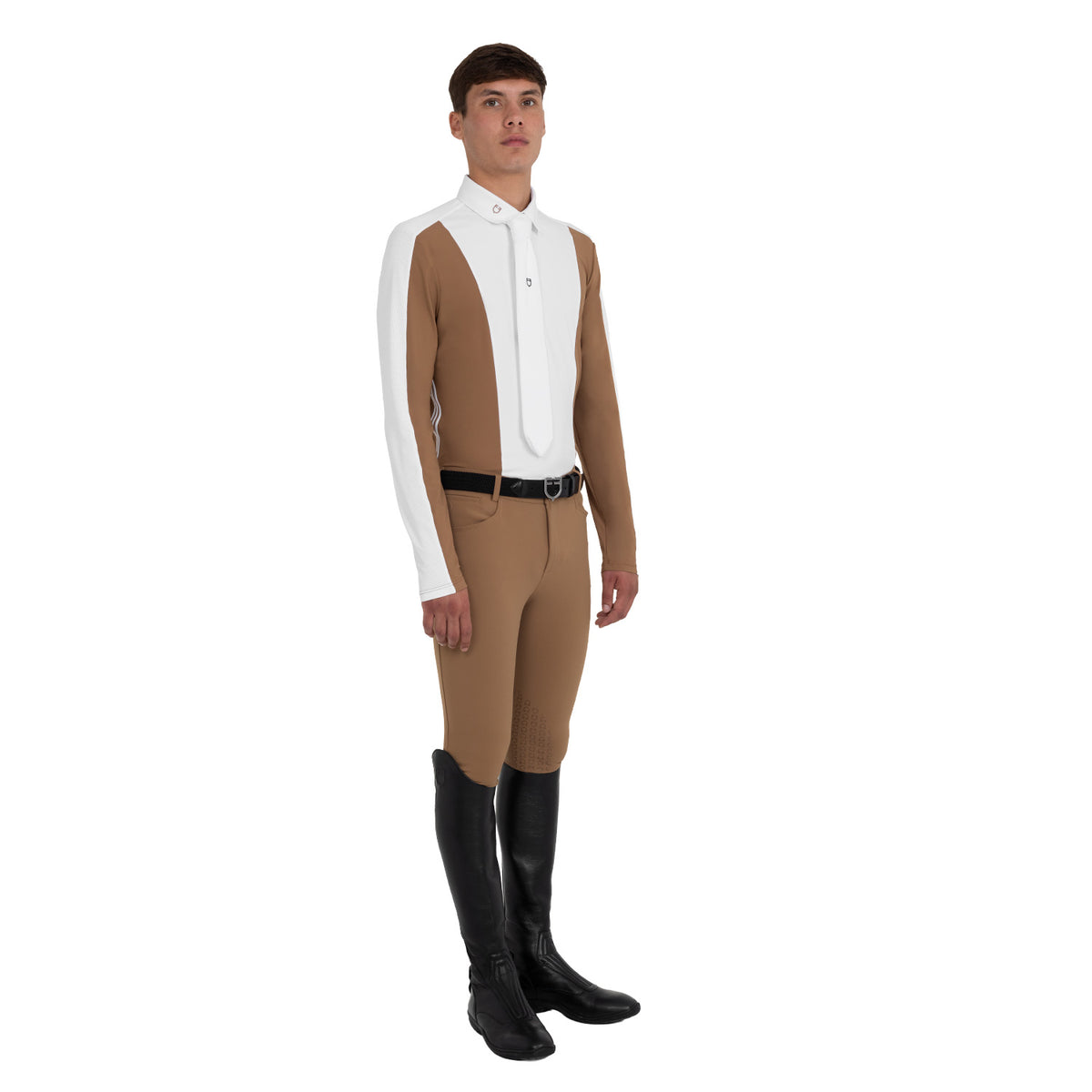 Men’s slim-fit knee grip breeches
