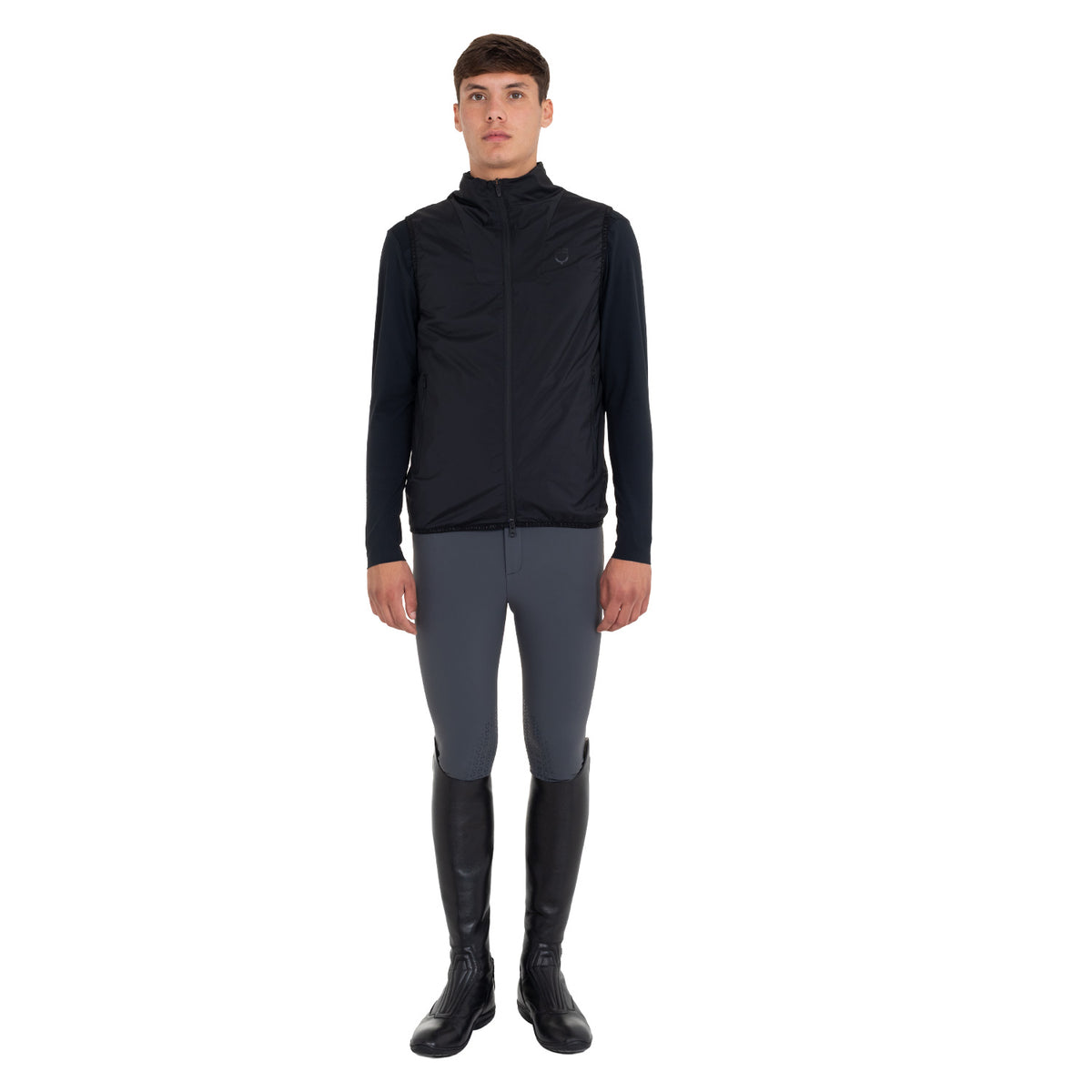 Men’s slim-fit knee grip breeches