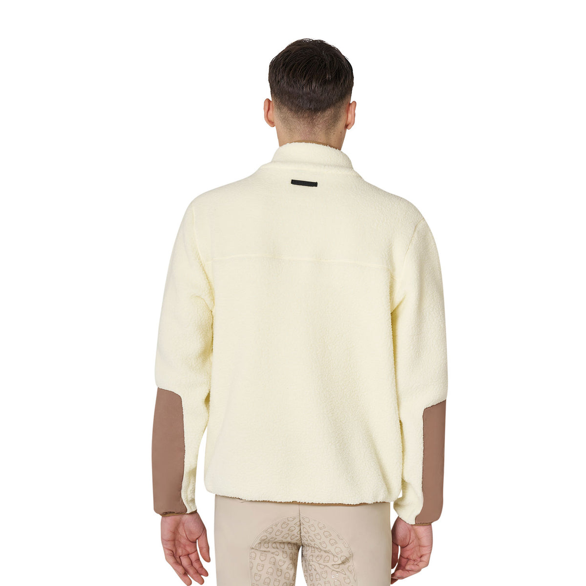 Men’s teddy fleece sweatshirt with front pocket