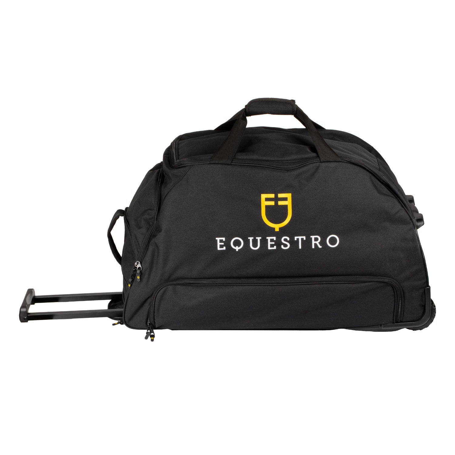 Trolley bag embroidered logo BLACK