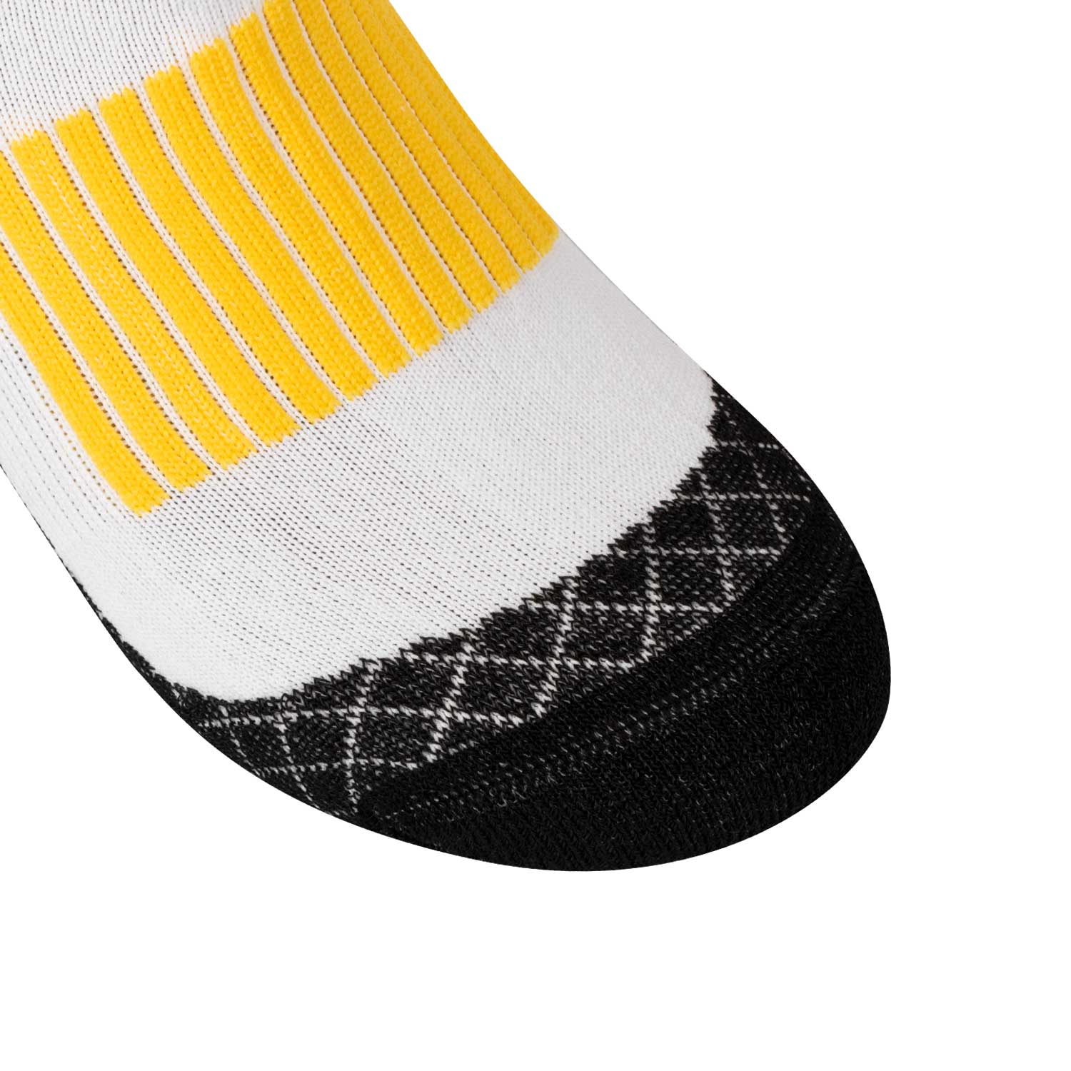 Sock In Technical And Breathable Fabric With Logo Black/White/Yellow / S