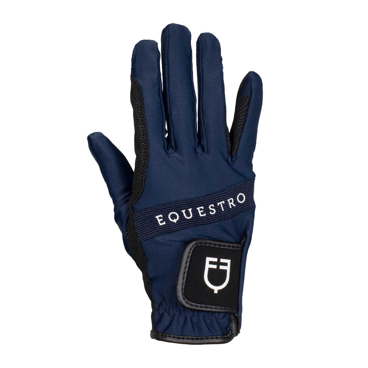 Gloves in technical fabric with multicolor logo