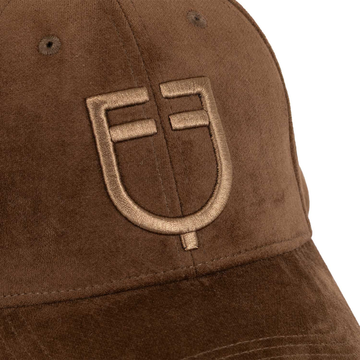 Unisex baseball cap in velvet-like fabric