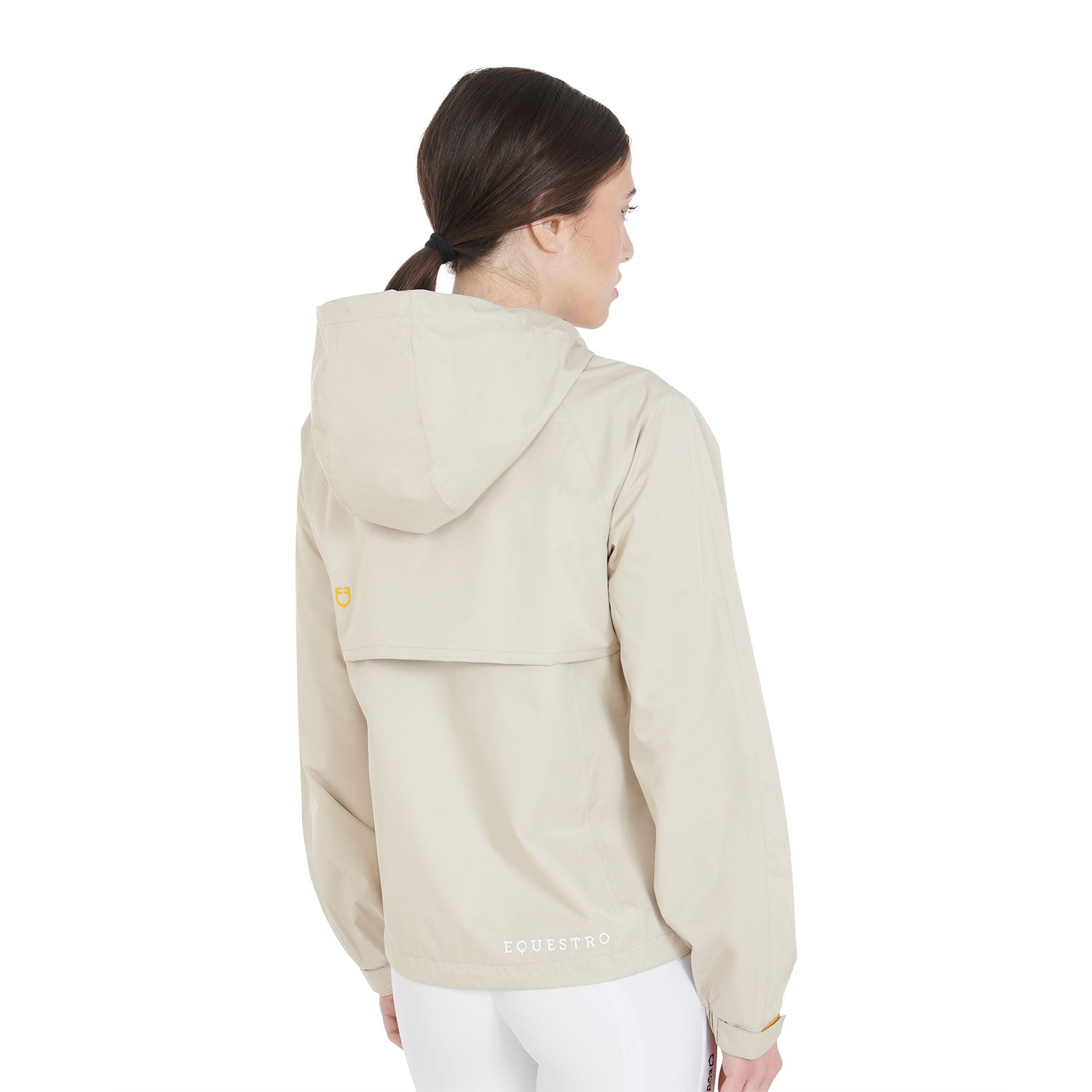 Women's three-layer technical raincoat