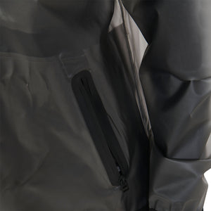 Women's transparent technical raincoat GREY / XL