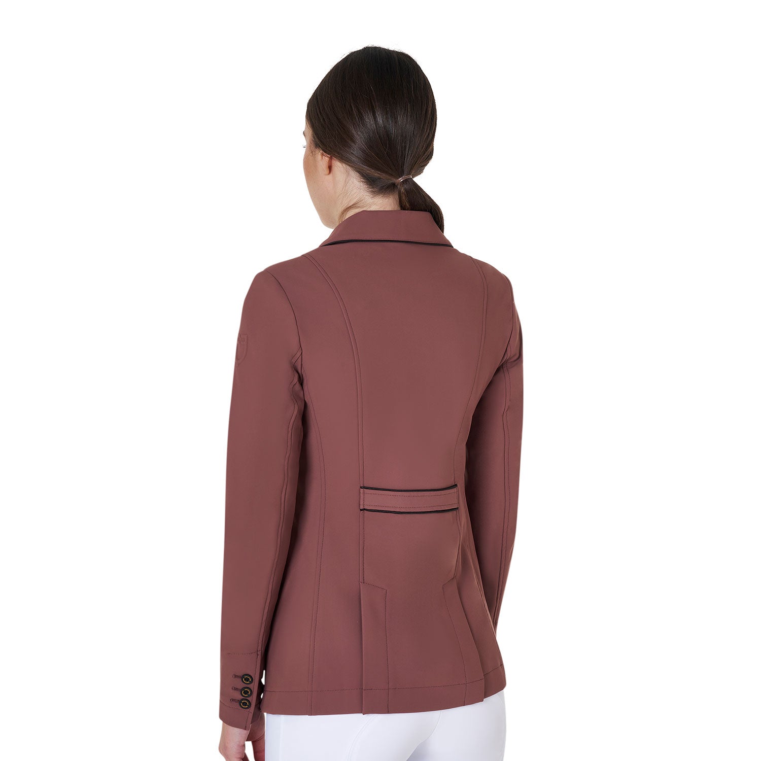 Women's competition jacket in technical fabric MARRON (18-1415) / XL