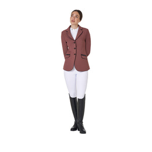 Women's competition jacket in technical fabric MARRON (18-1415) / XL