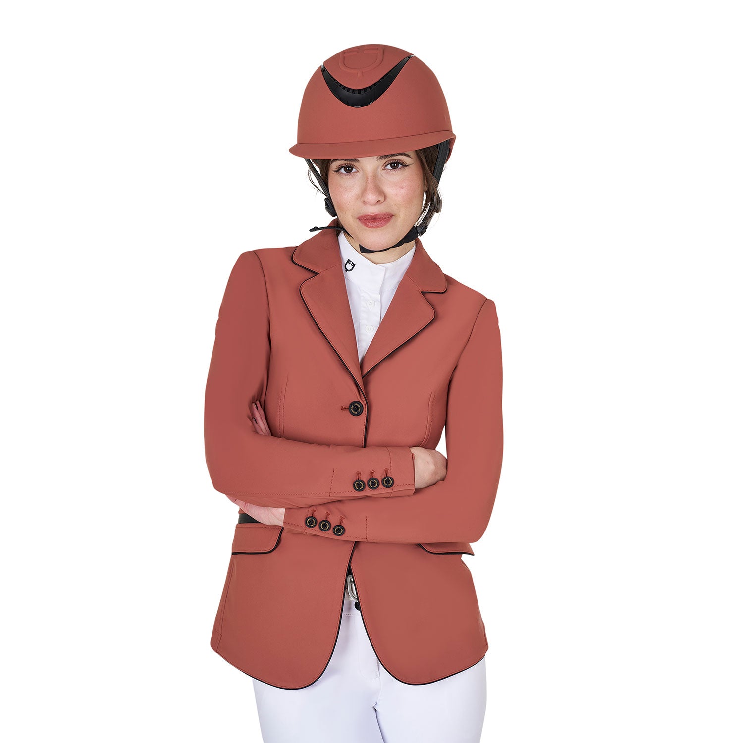 Women's competition jacket in technical fabric REDWOOD (18-1443) / XL