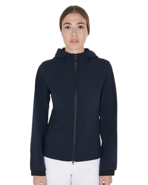 Women's slim fit softshell jacket with concealed pockets NAVY BLAZER (19-3923) / XS
