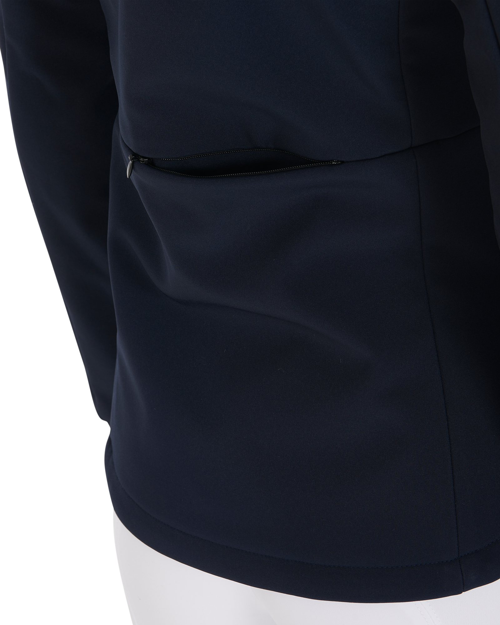 Women's slim fit softshell jacket with concealed pockets NAVY BLAZER (19-3923) / XS