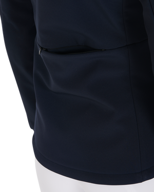 Women's slim fit softshell jacket with concealed pockets NAVY BLAZER (19-3923) / XS