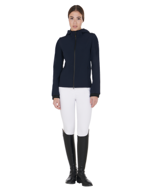 Women's slim fit softshell jacket with concealed pockets NAVY BLAZER (19-3923) / XS