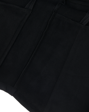 Women's slim fit softshell jacket with concealed pockets BLACK / XS