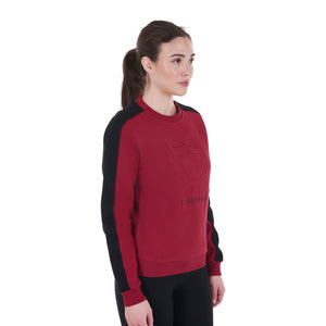 Women'S Crewneck Sweatshirt With Printed Logo scooter (19-1863) / XXL