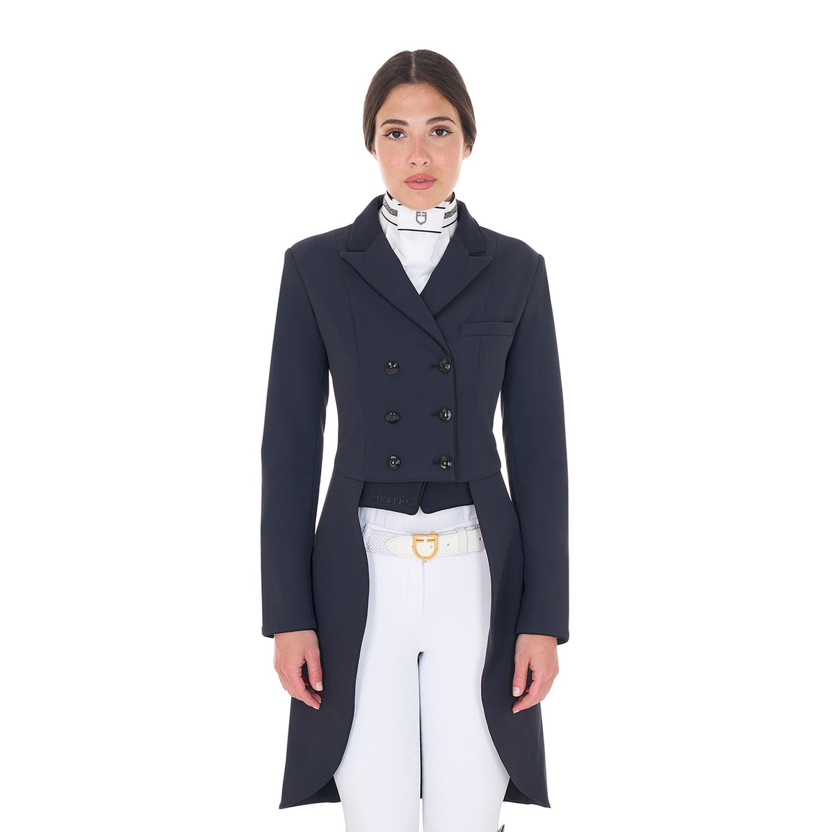 Women's competition dressage tailcoat in technical fabric