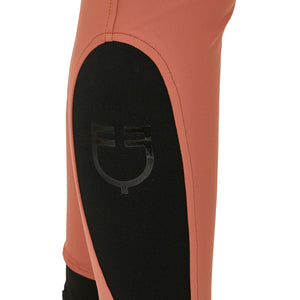 Women's high-waisted full grip breeches REDWOOD (18-1443) / 48