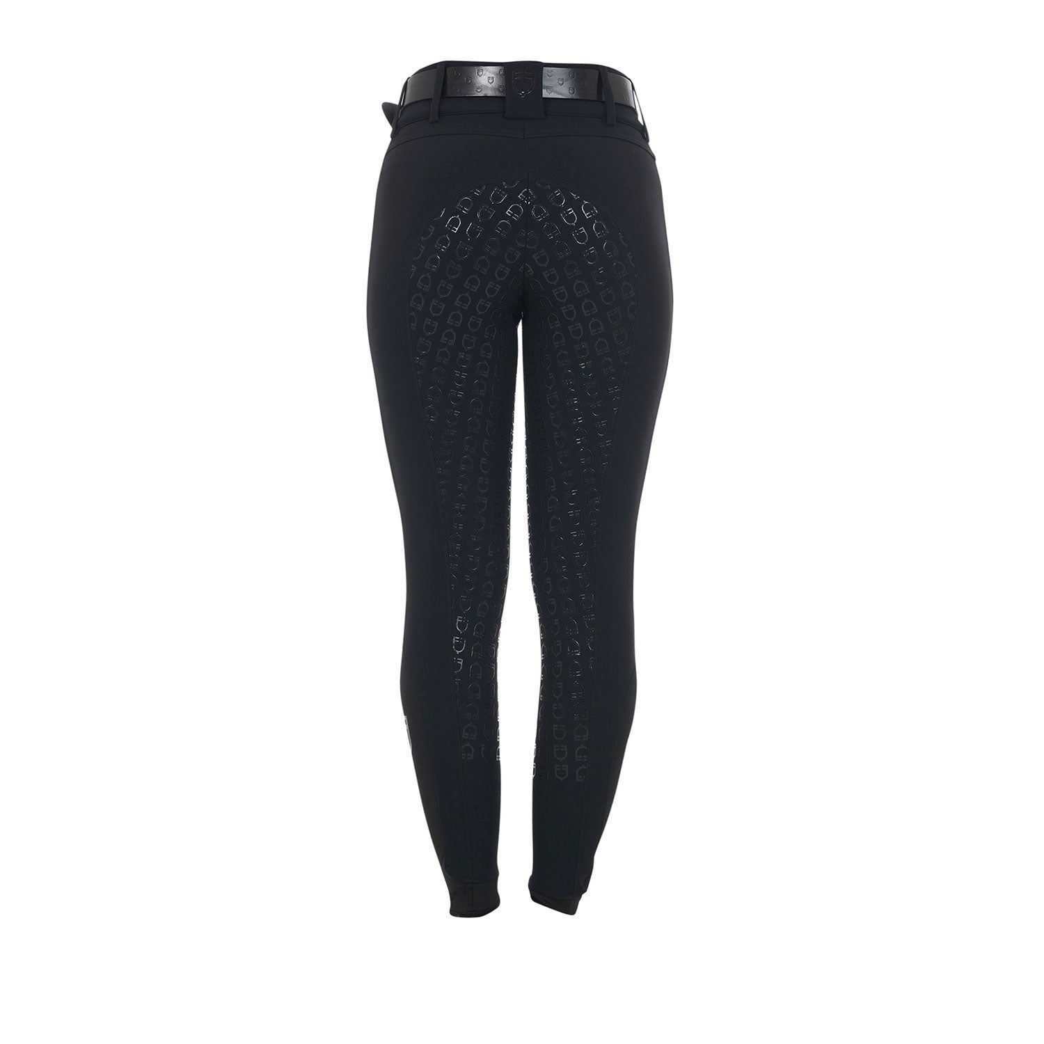 Women's high-waisted full grip breeches BLACK / 48