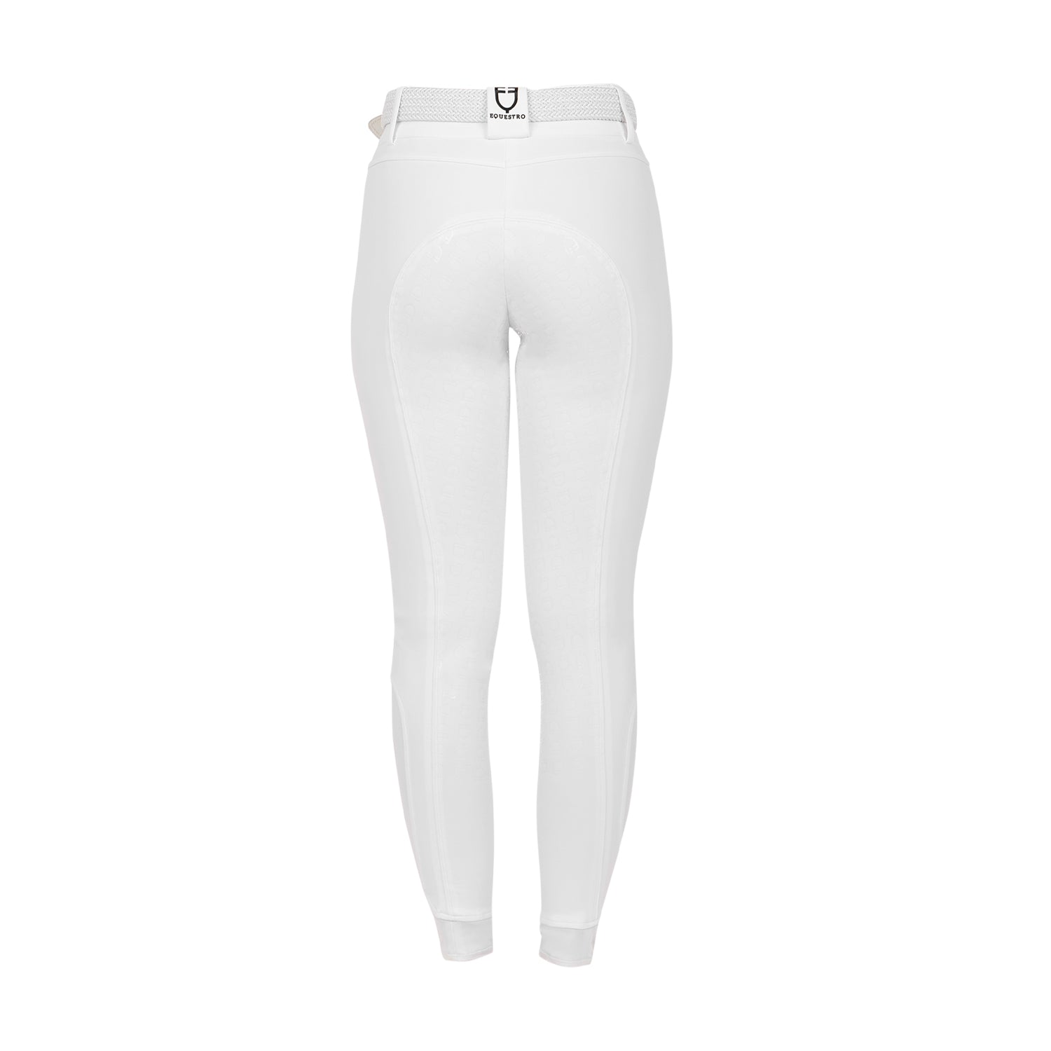 Women's high-waisted full grip breeches WHITE / 48