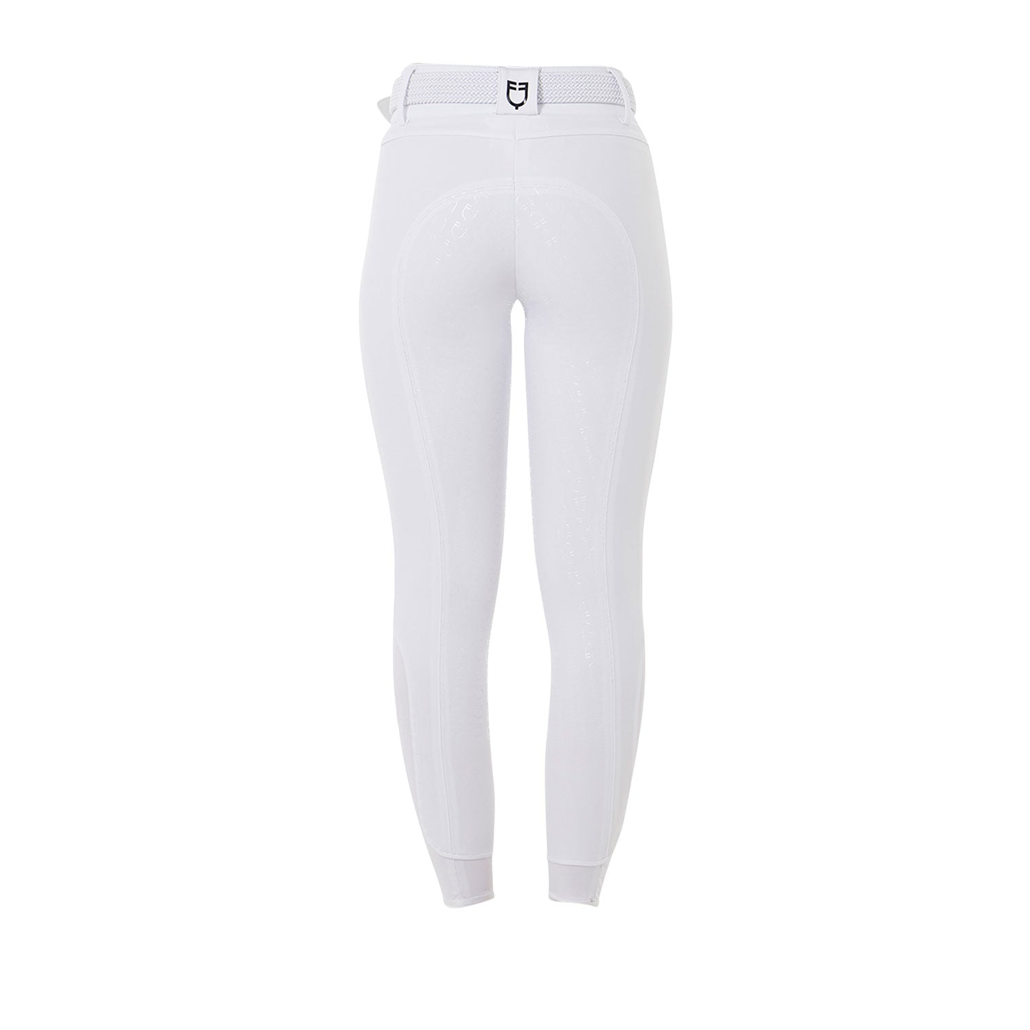 Women's high-waisted full grip breeches WHITE / 48