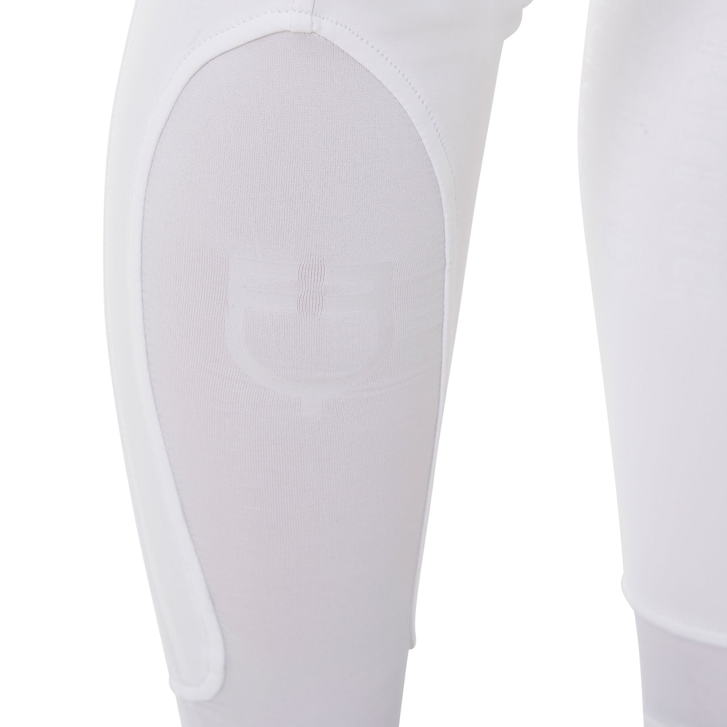 Women's high-waisted full grip breeches WHITE / 48