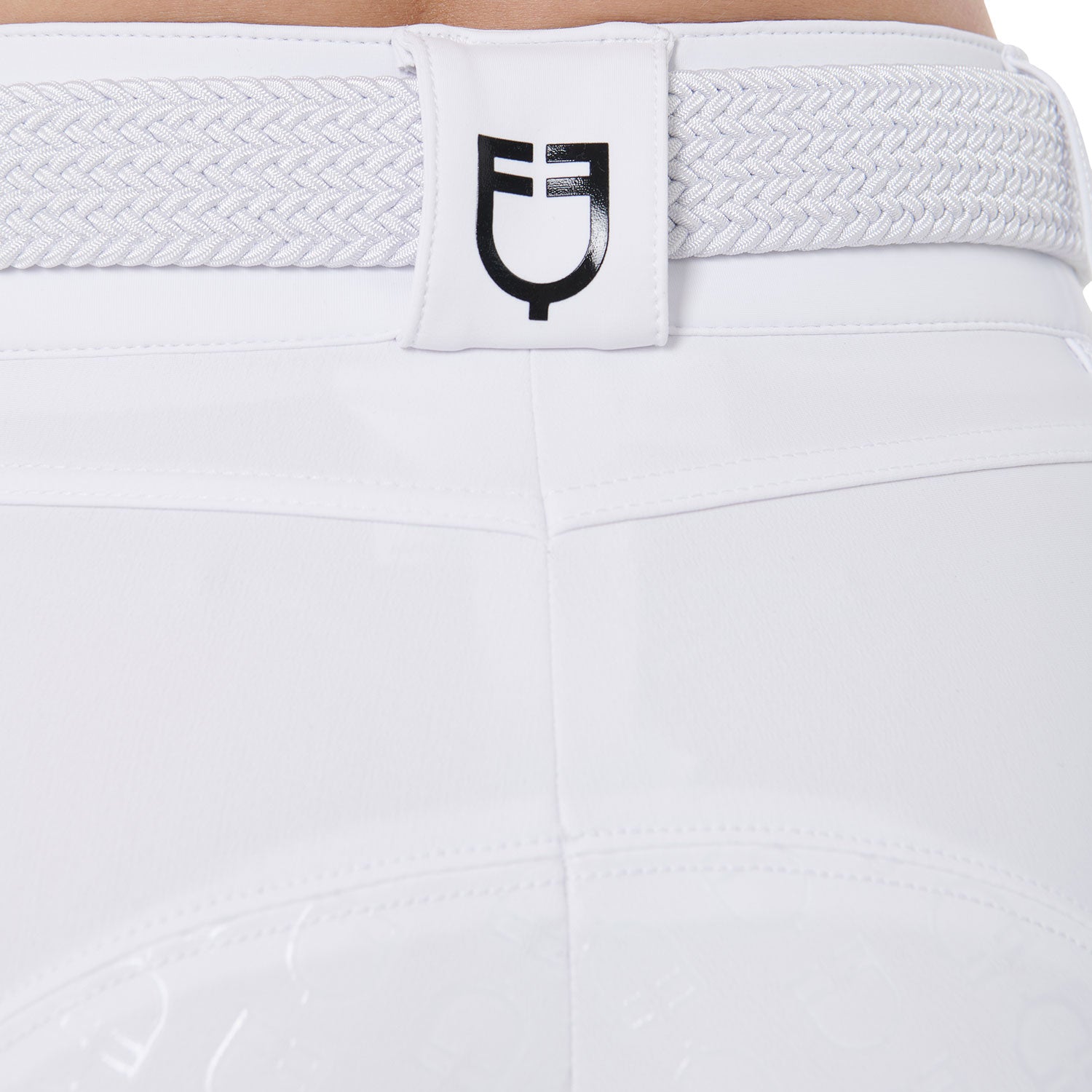 Women's high-waisted full grip breeches WHITE / 48