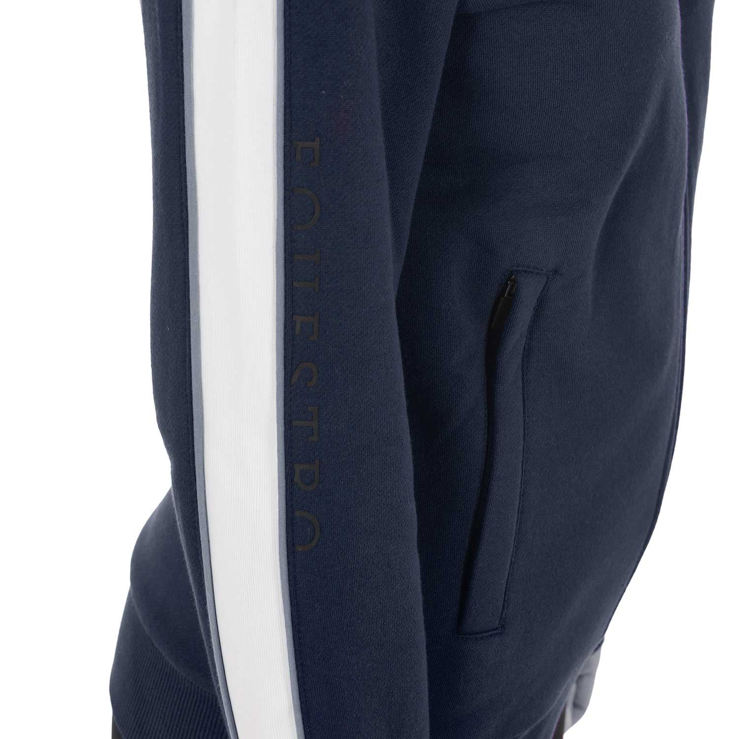 Women's hooded sweatshirt with front zip NAVY BLAZER (19-3923) / XL