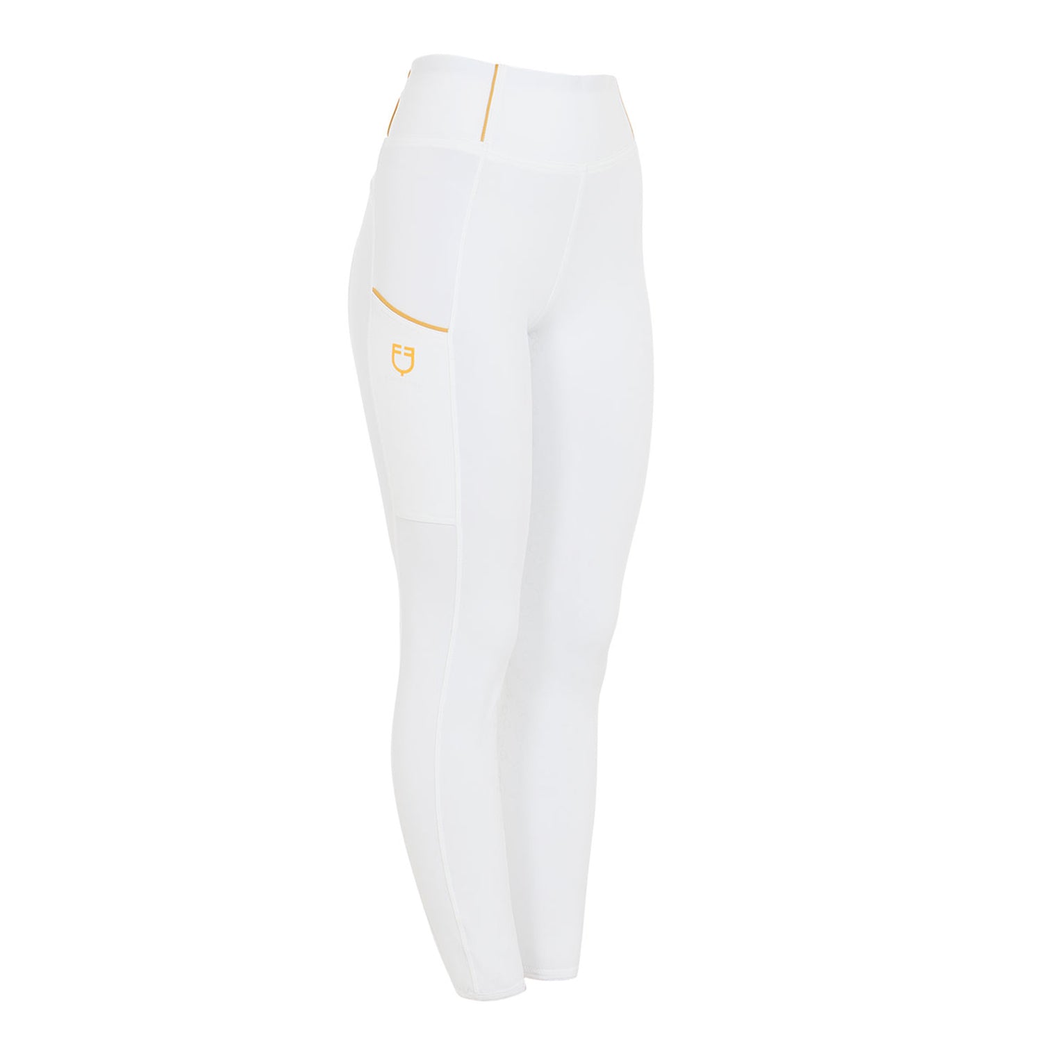 Women's fleece lining leggings WHITE / XL