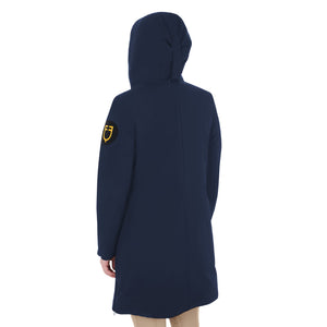 WOMEN'S BASIC LONG PUFFER JACKET NAVY BLAZER (19-3923) / XL