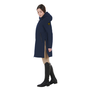 WOMEN'S BASIC LONG PUFFER JACKET NAVY BLAZER (19-3923) / XL