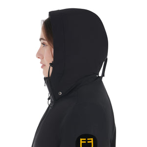 WOMEN'S BASIC LONG PUFFER JACKET BLACK / XL