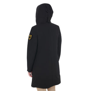 WOMEN'S BASIC LONG PUFFER JACKET BLACK / XL