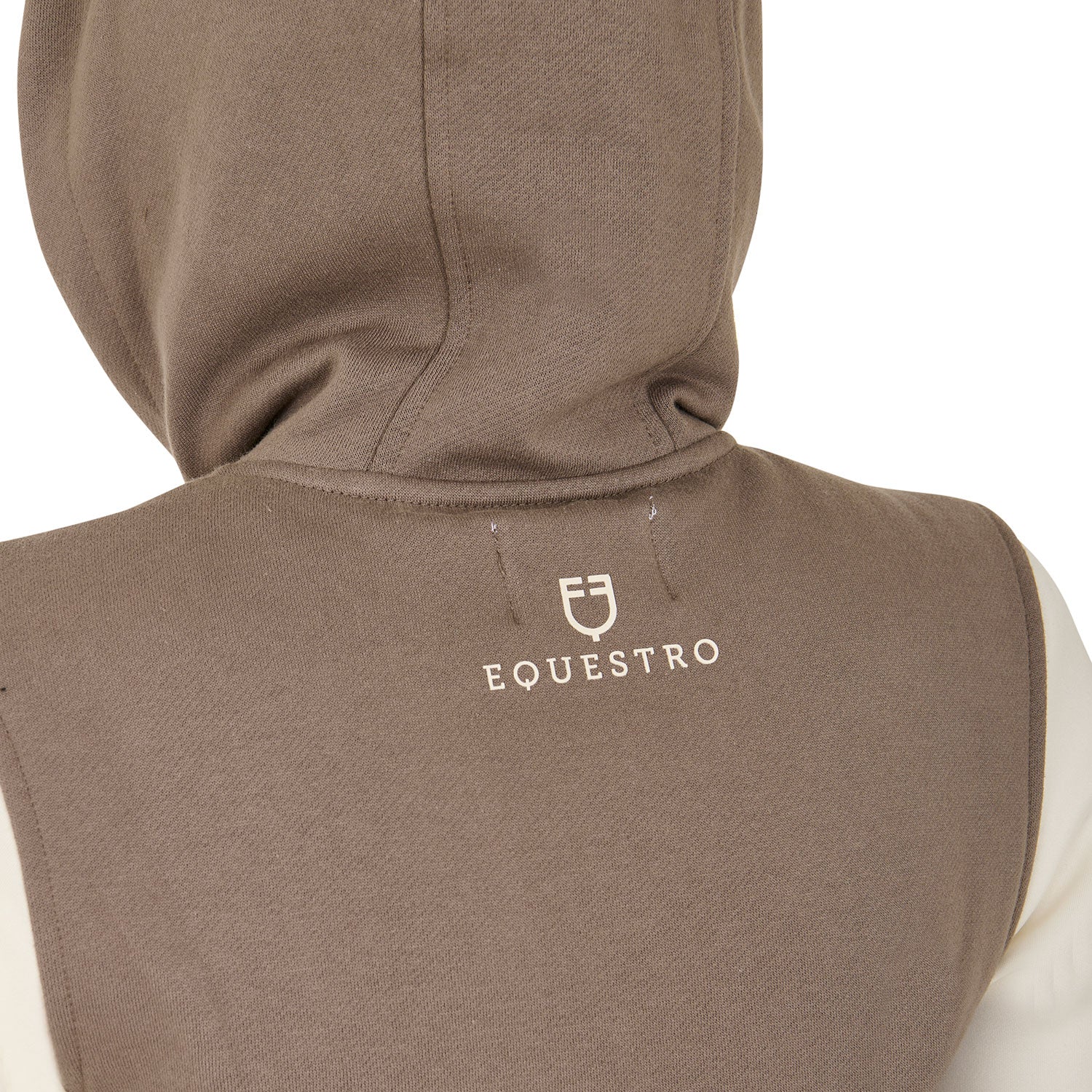 women's eq two tone hoodie with front zip