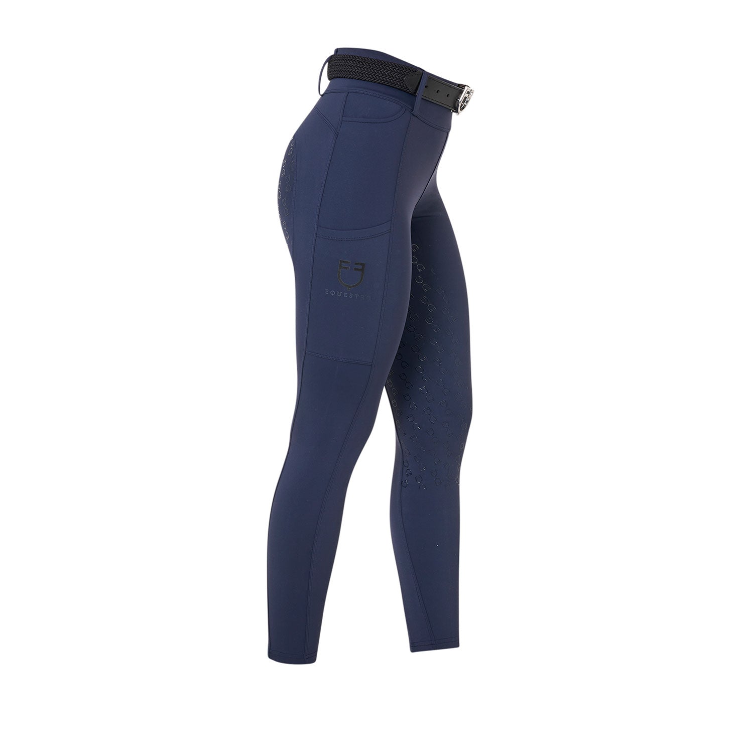 Women's high-waisted leggings with belt loops NAVY BLAZER
(19-3923) / XL