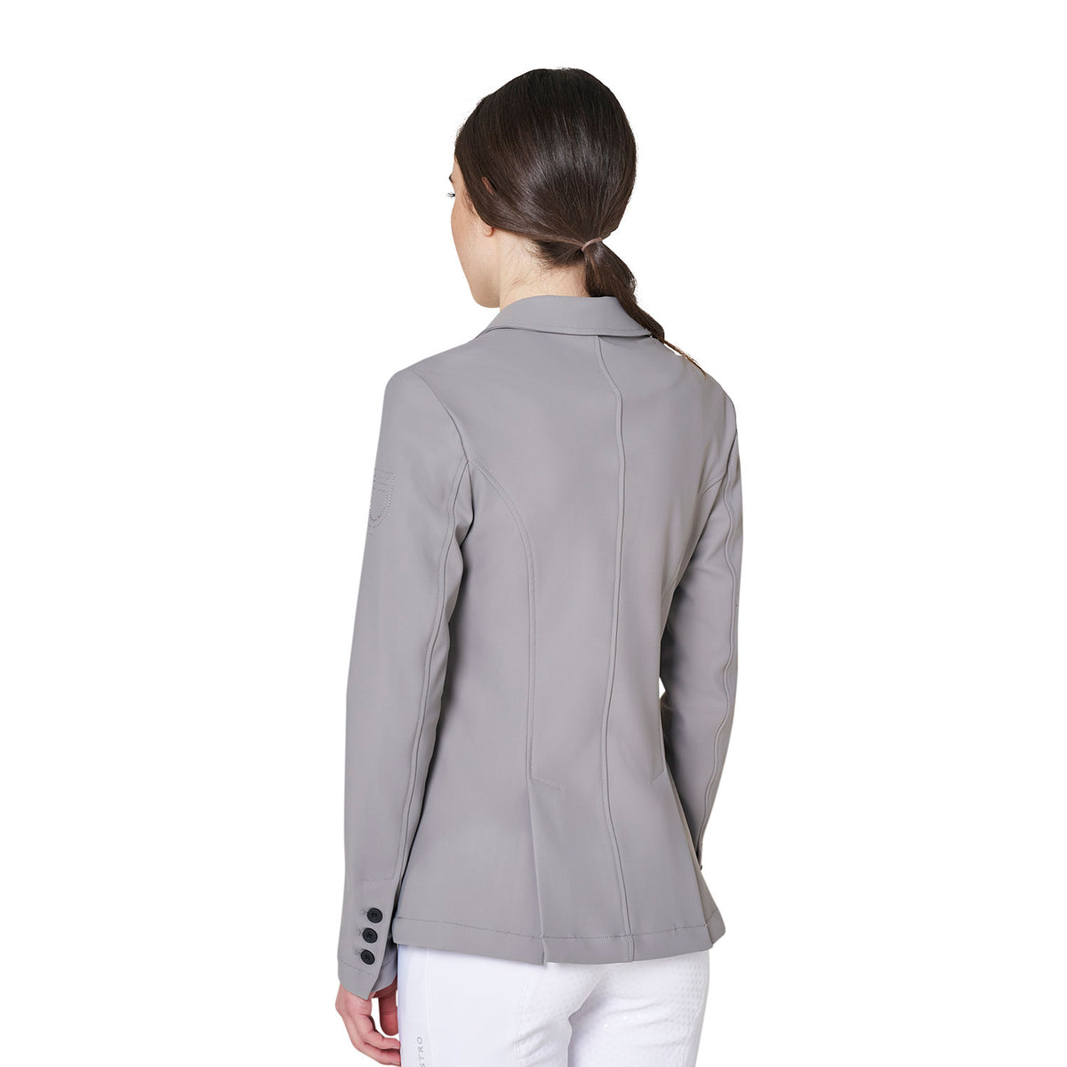 Women's competition jacket with embossed logo