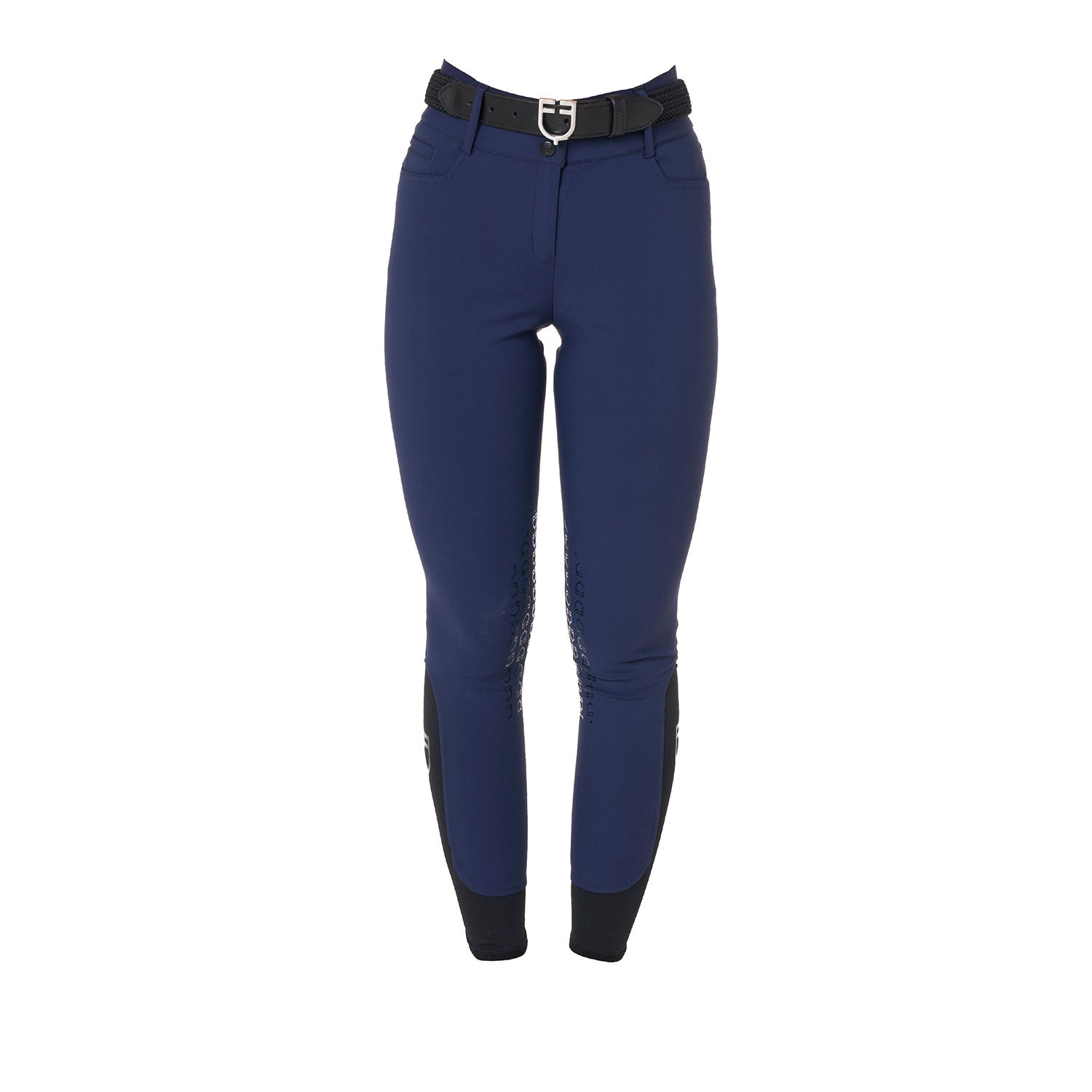 Women's high-waisted knee grip breeches NAVY BLAZER (19-3923) / 48