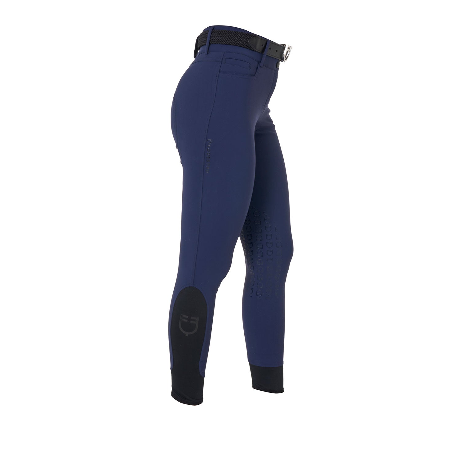Women's high-waisted knee grip breeches NAVY BLAZER (19-3923) / 48