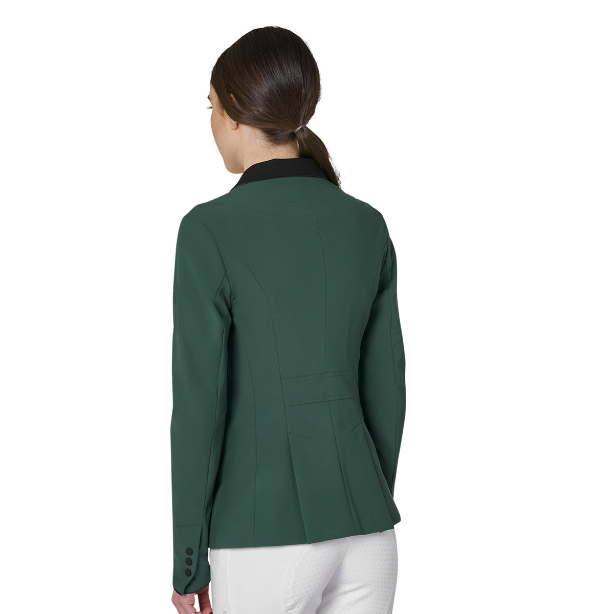 Women's competition jacket with zip and buttons