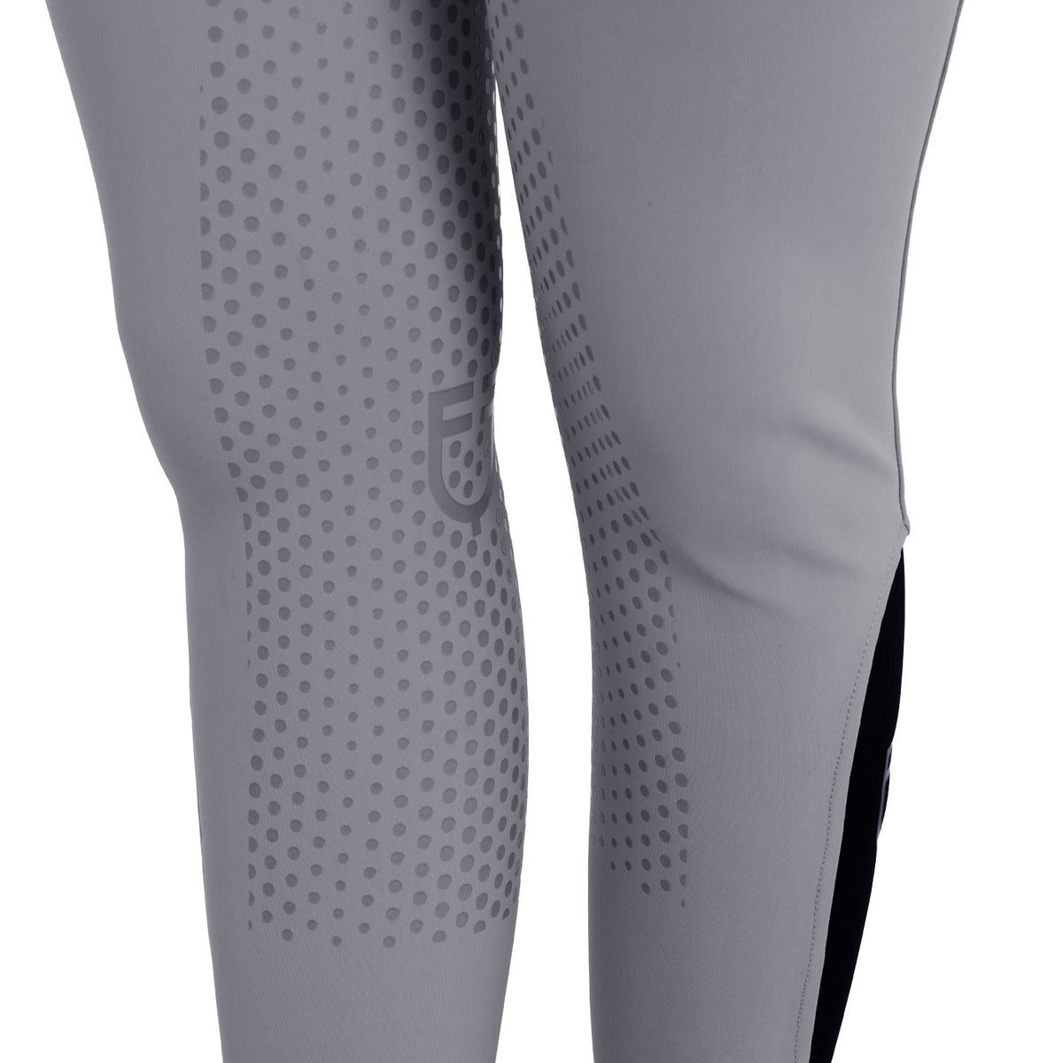 Women's high-waisted full-grip breeches with rhinestone logo