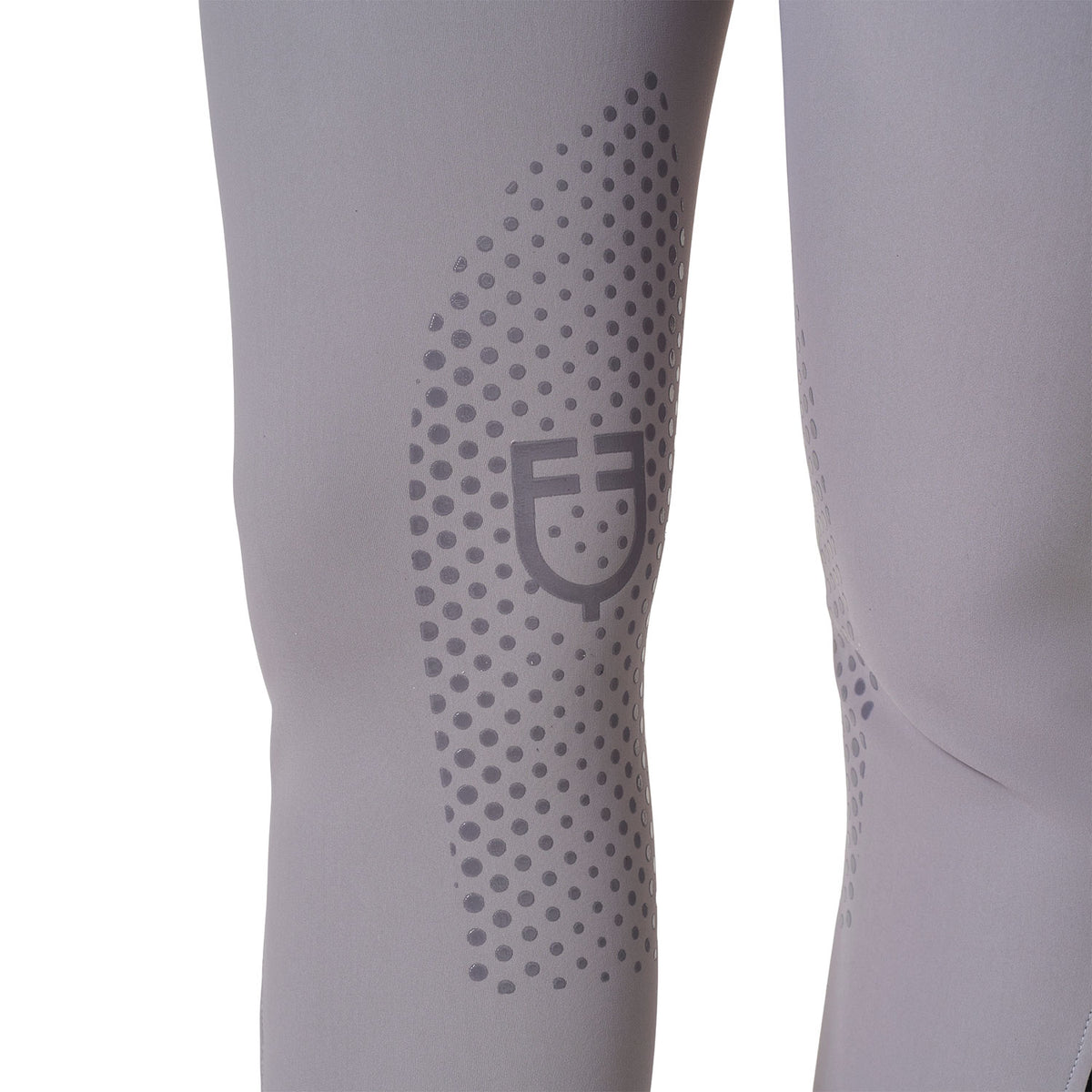 Women's high-waisted breeches with rhinestone logo