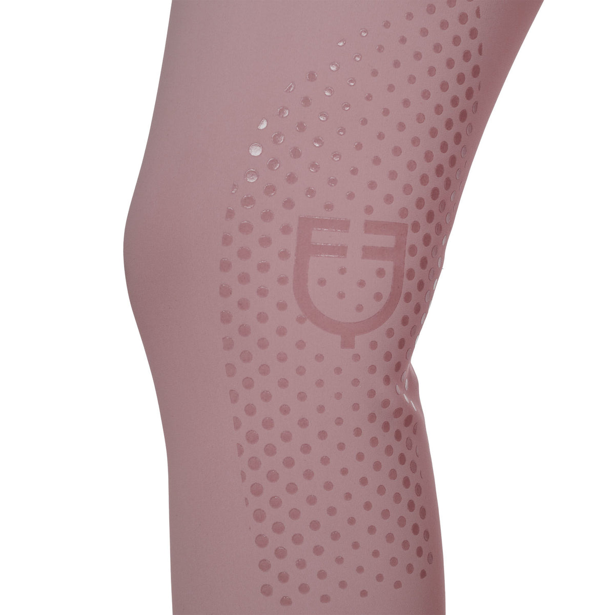 Women's high-waisted breeches with rhinestone logo