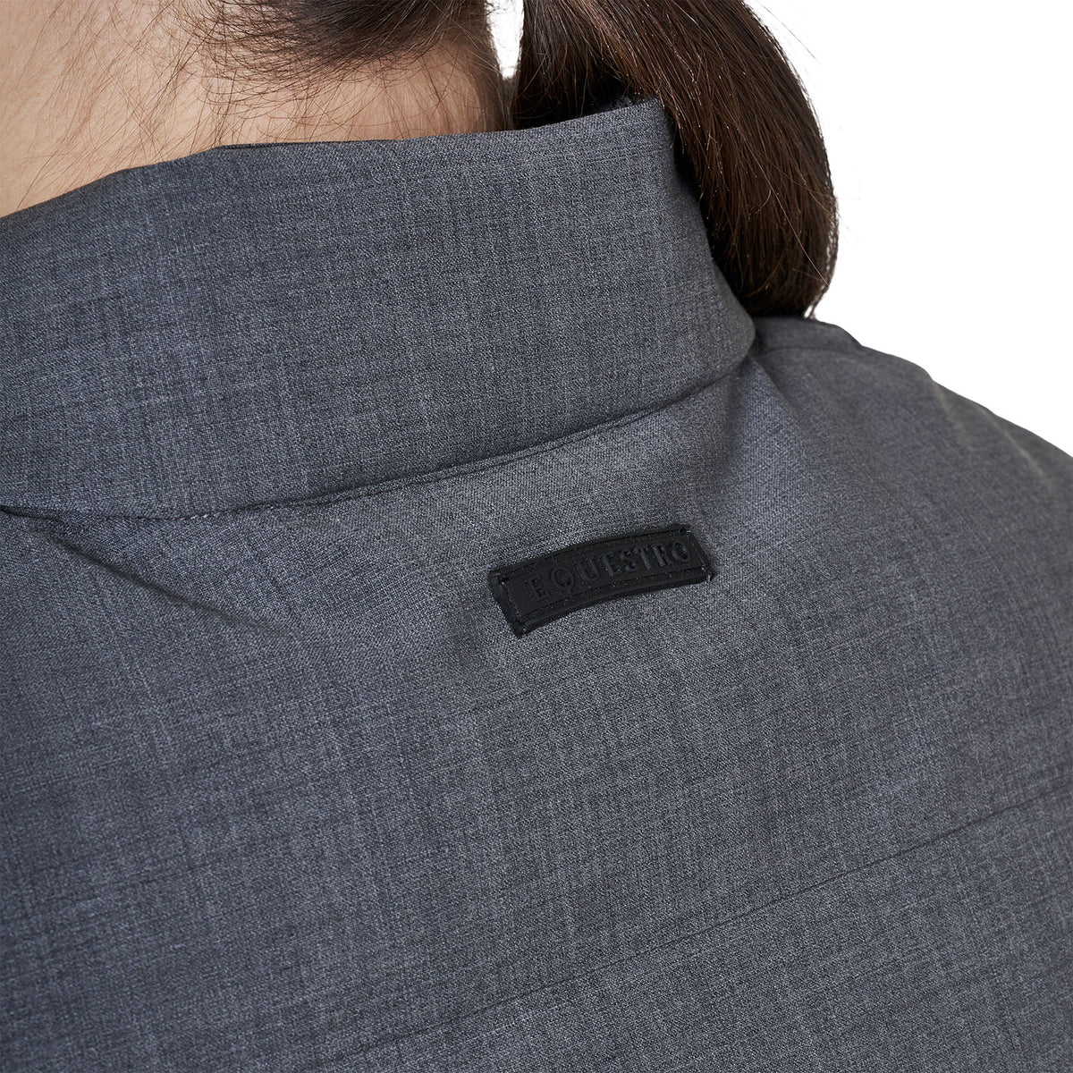 Women's quilted wool vest