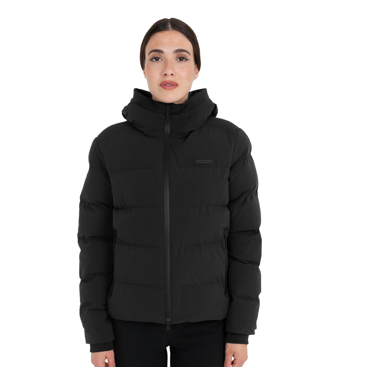 Women's hooded down jacket