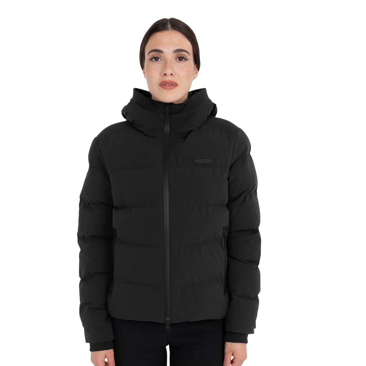 Women's hooded down jacket