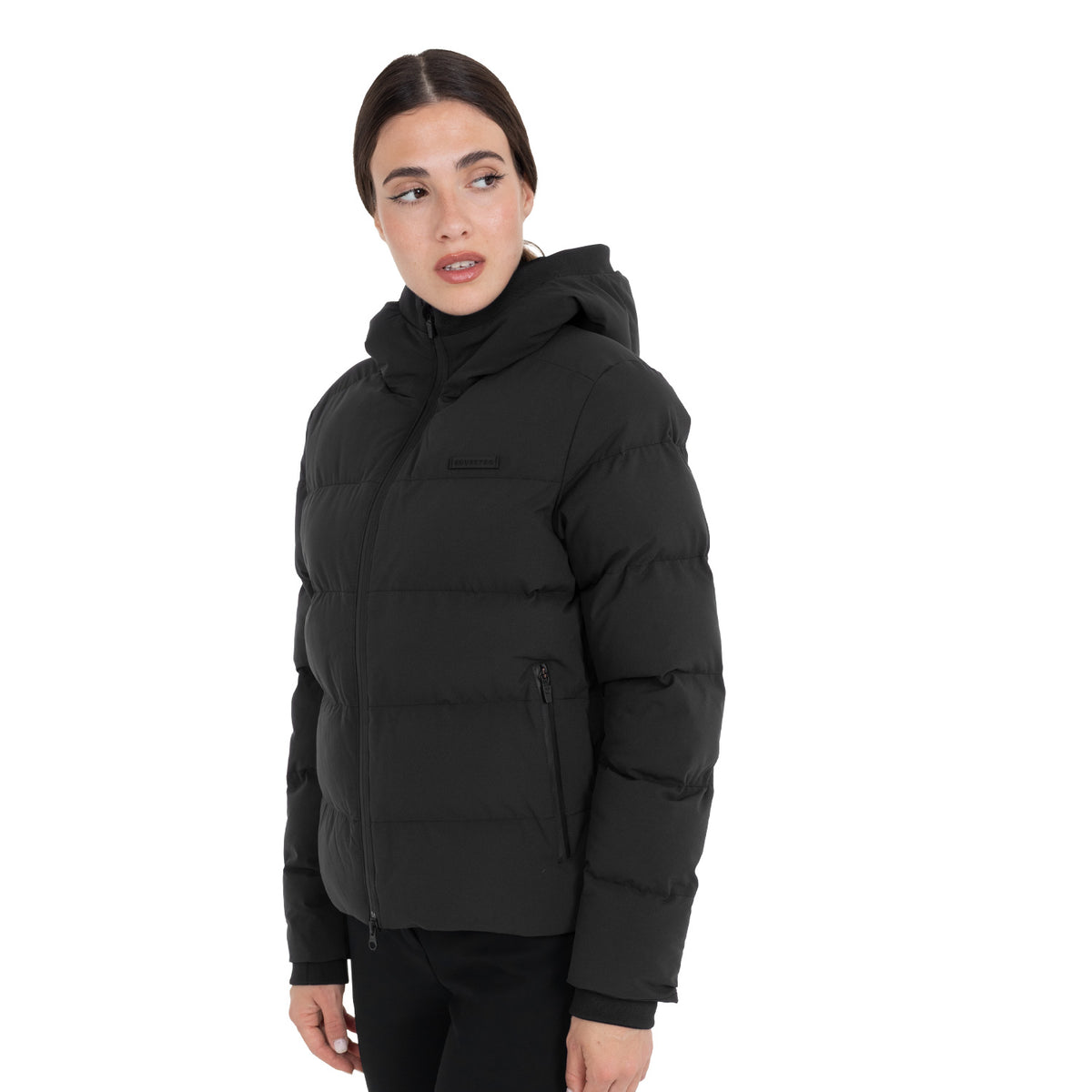 Women's hooded down jacket