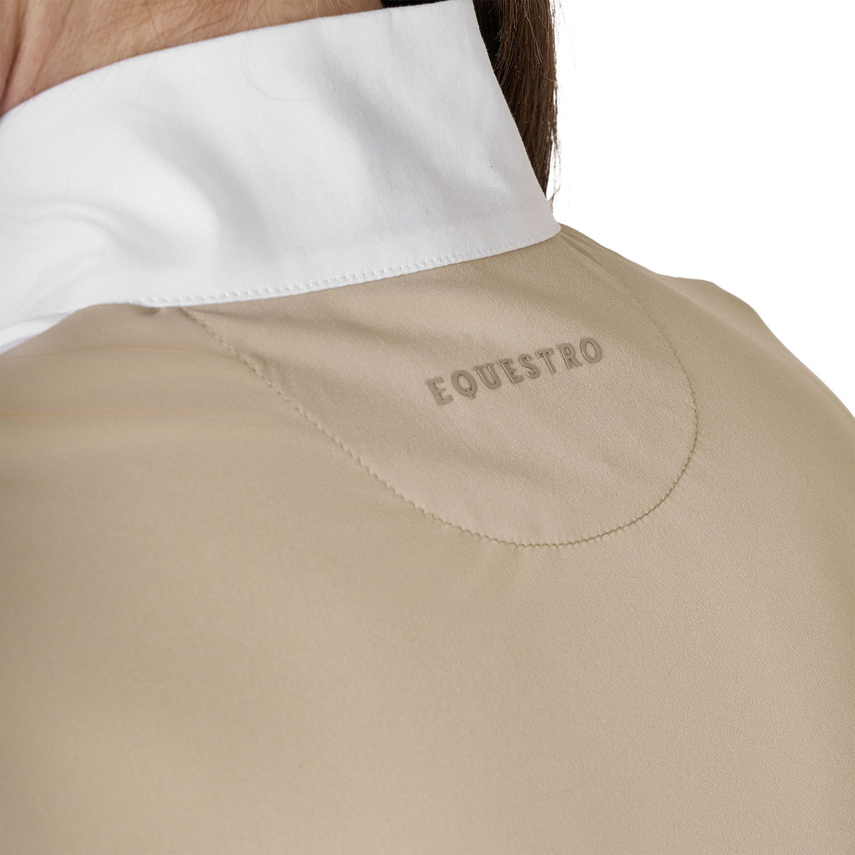 Women’s perforated long-sleeved competition polo shirt