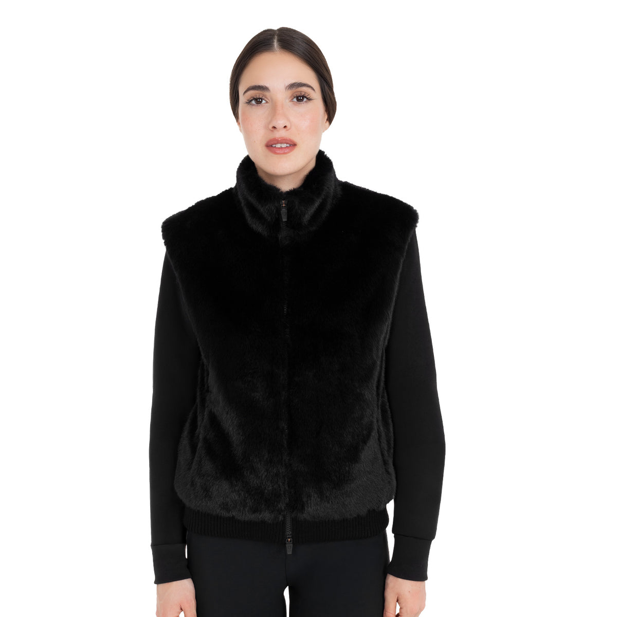 Women's faux fur vest